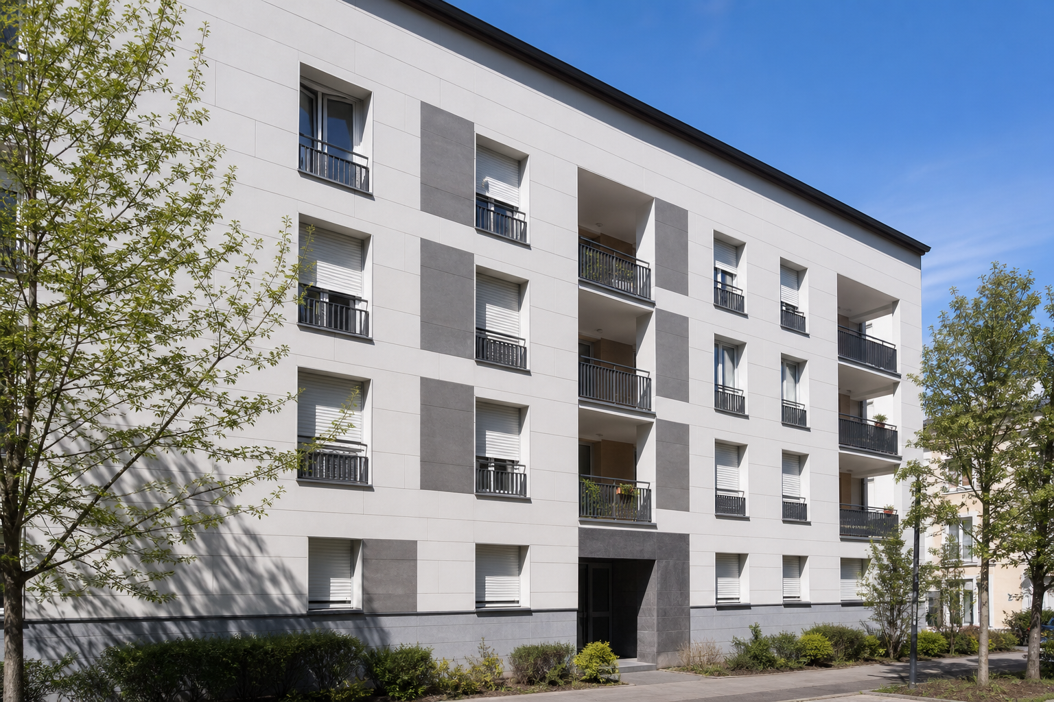 Immeuble collectif rénové après audit énergétique — Résidence Grand Air, Clermont-Ferrand