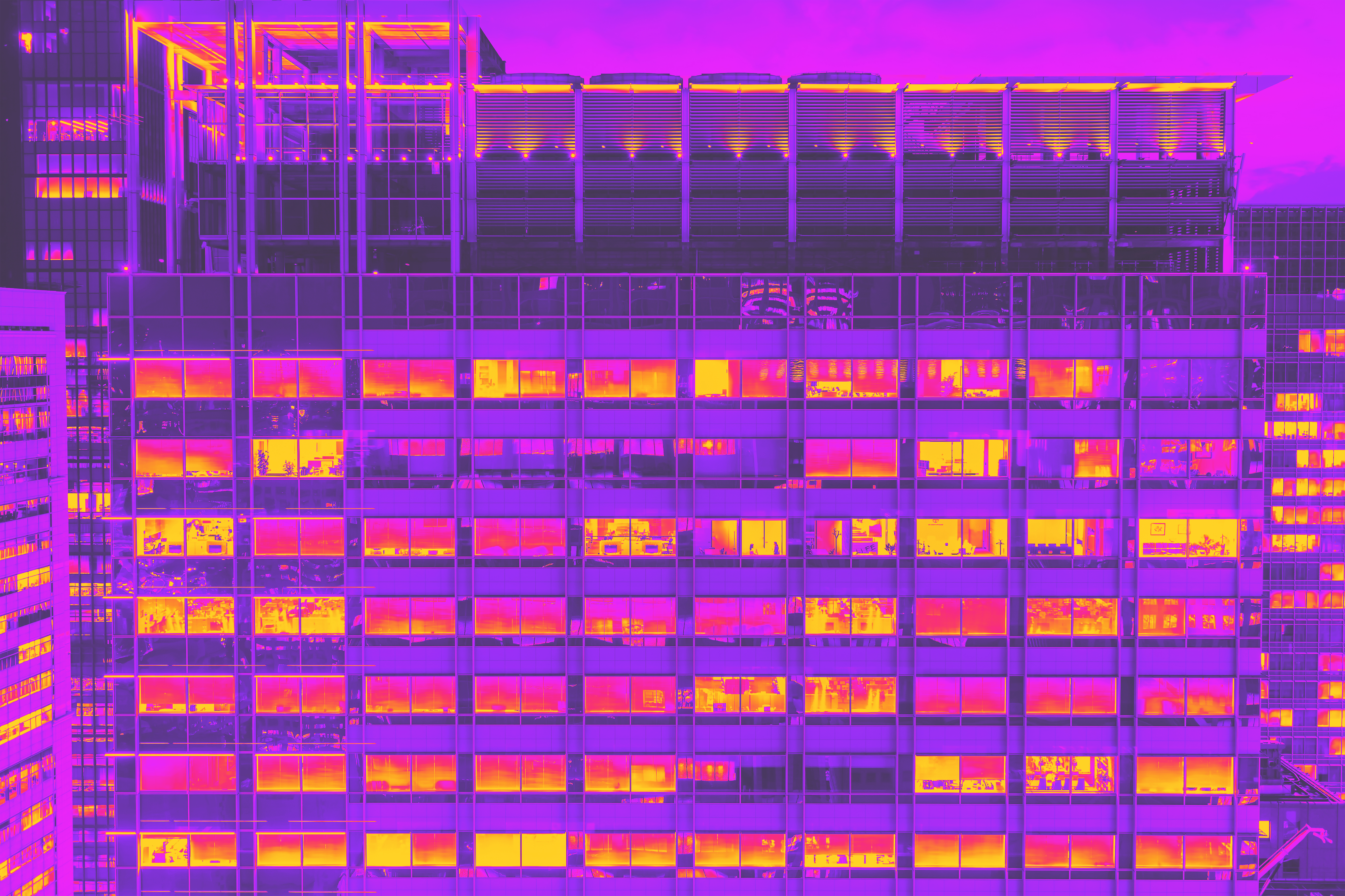 Visualisation thermique des pertes de chaleur par le sous-sol