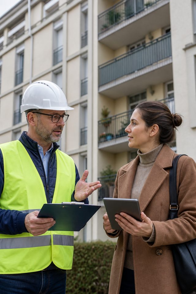 Équipe CoproRénov sur chantier